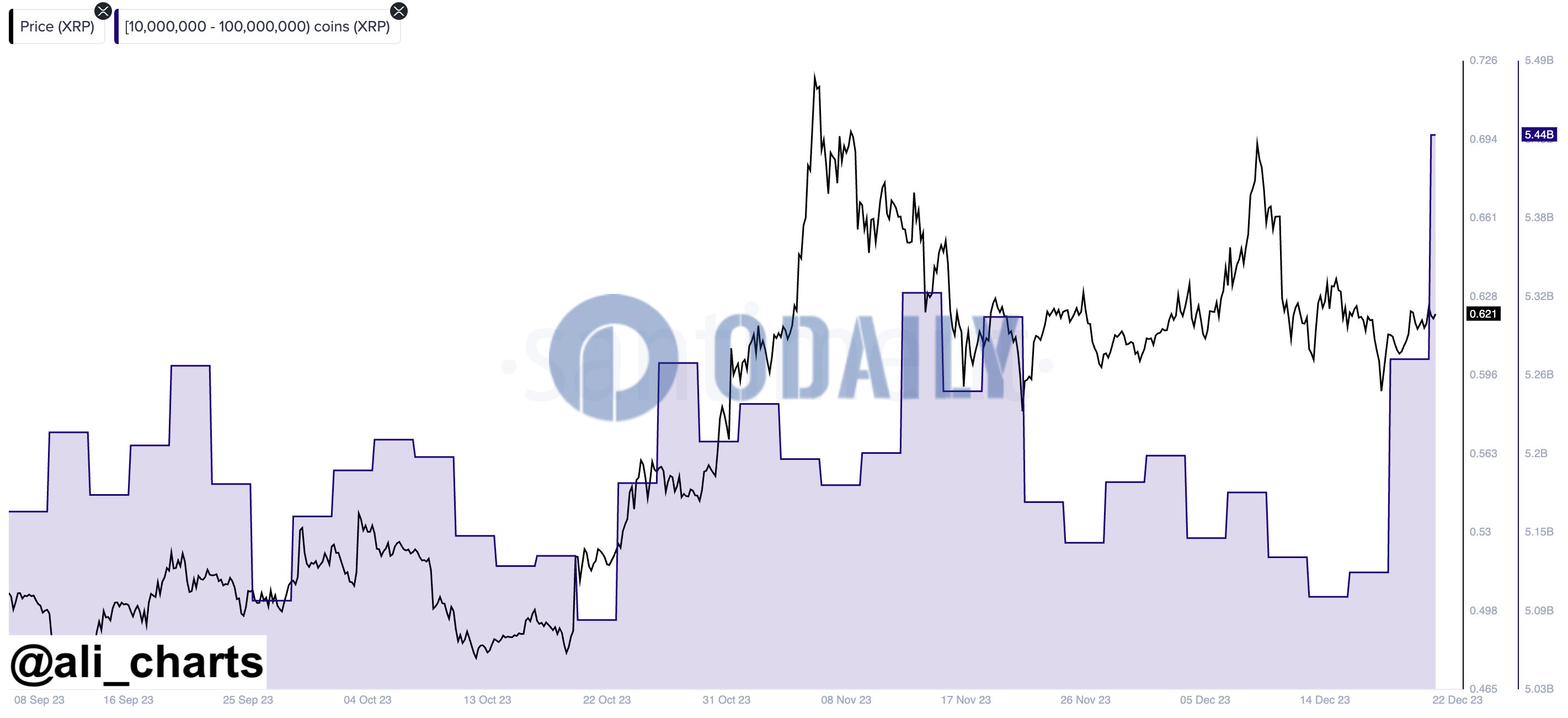 巨鲸买入2000万XRP：对市场的影响