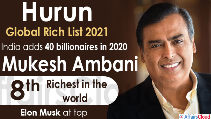 2025 Hurun Global Rich List: Elon Musk's Billions Lost, But Still Number One 2025 Hurun Global Rich List: Elon Musk's Billions Lost, But Still Number One