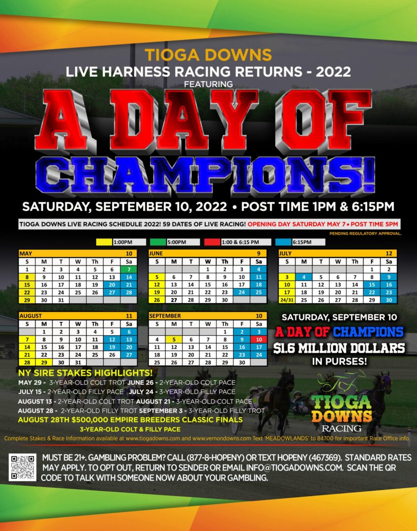 2025 Racing Season At Tioga Downs:  A Look Ahead