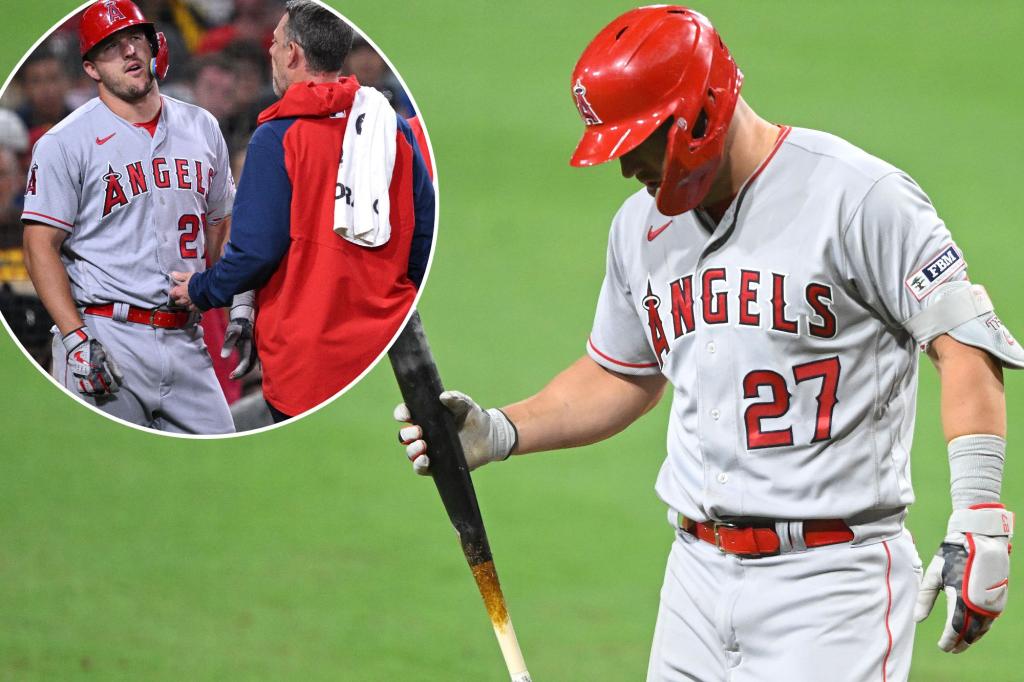 Angels' Losing Streak Reaches Five As Mike Trout Exits With Knee Injury Angels' Losing Streak Reaches Five As Mike Trout Exits With Knee Injury