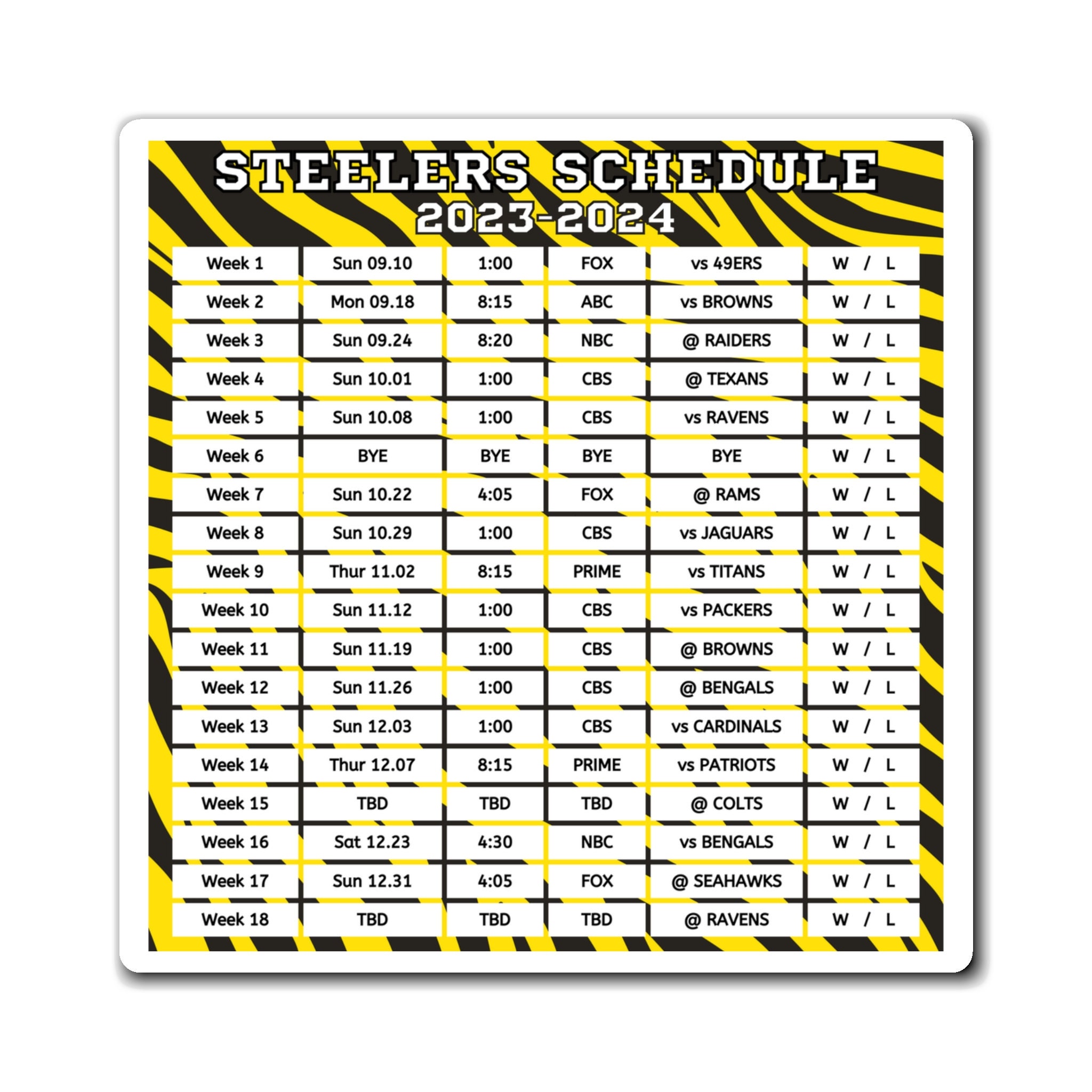 Anticipated Pittsburgh Steelers 2025 Schedule And Matchups Anticipated Pittsburgh Steelers 2025 Schedule And Matchups