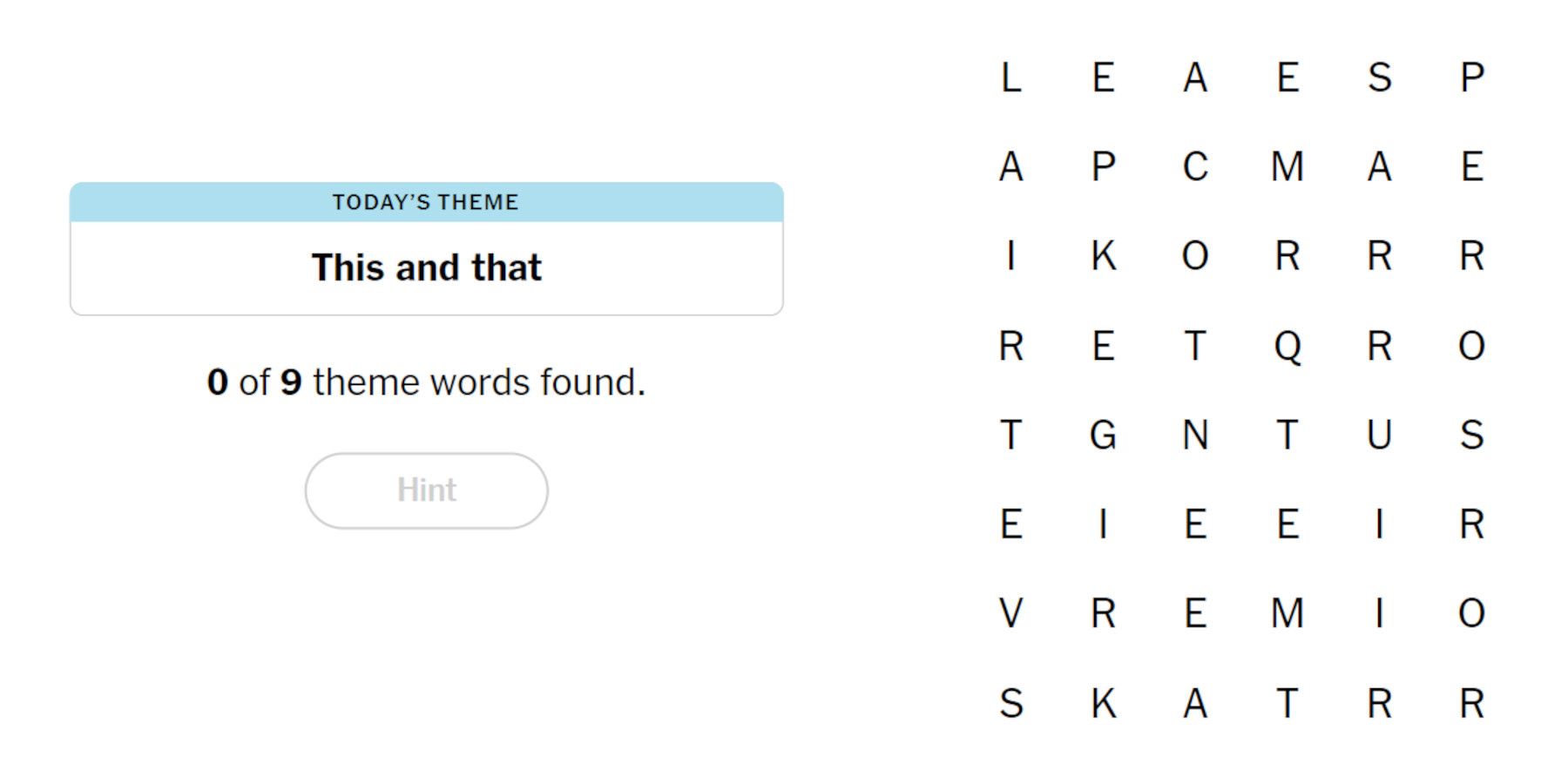 April 12th NYT Strands Answers (Game #405) April 12th NYT Strands Answers (Game #405)