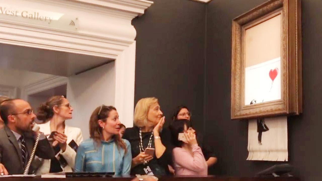 Banksy Auction: Iconic Broken Heart Artwork On Sale Banksy Auction: Iconic Broken Heart Artwork On Sale