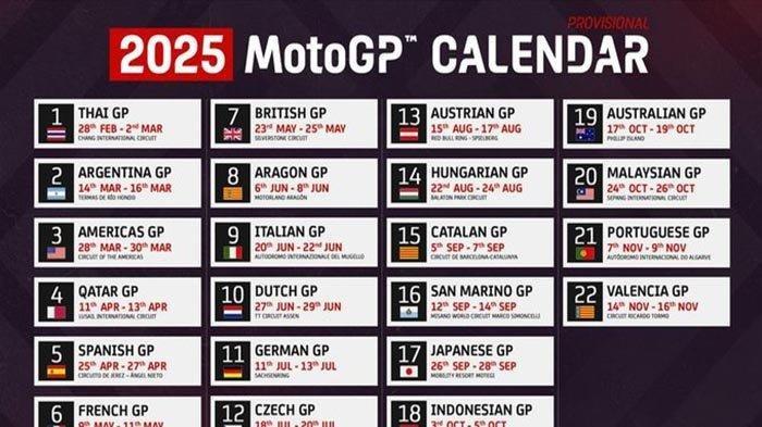Berikut Jadwal Tayang MotoGP Argentina 2025 Di Trans7 Berikut Jadwal Tayang MotoGP Argentina 2025 Di Trans7