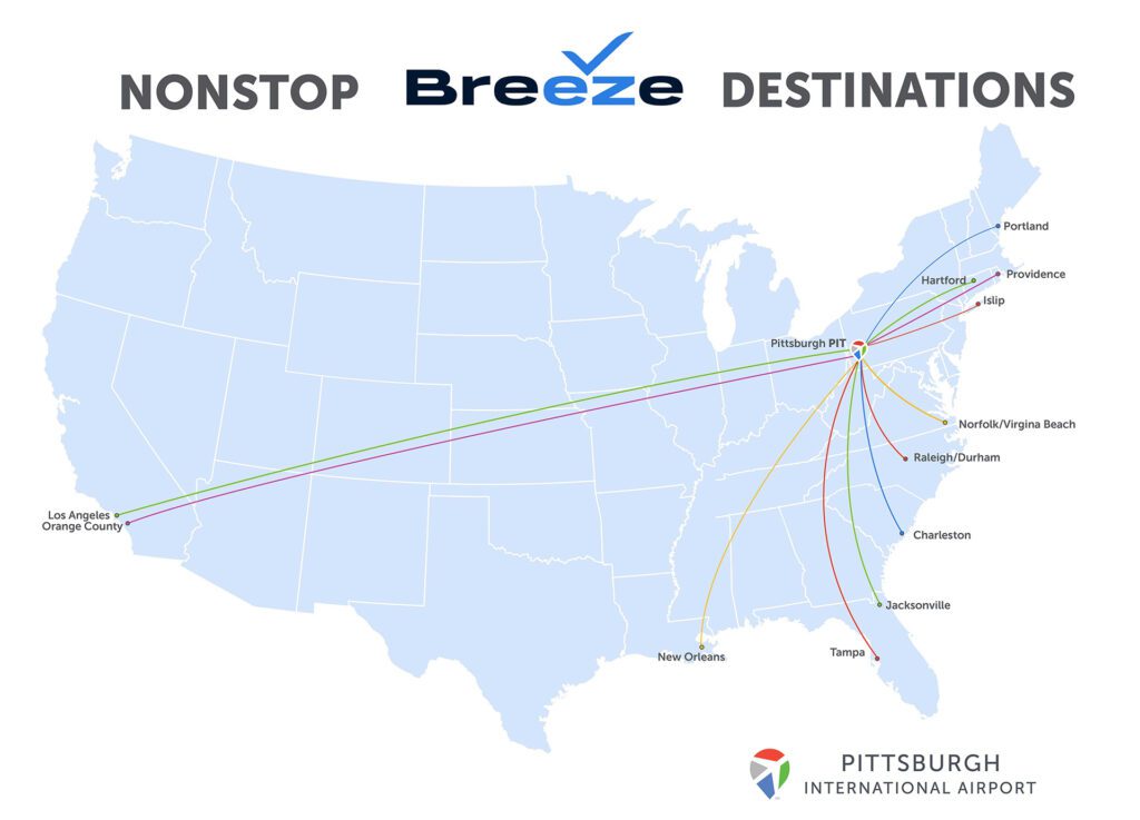 Breeze Airways Expands: Two New Routes Announced Breeze Airways Expands: Two New Routes Announced