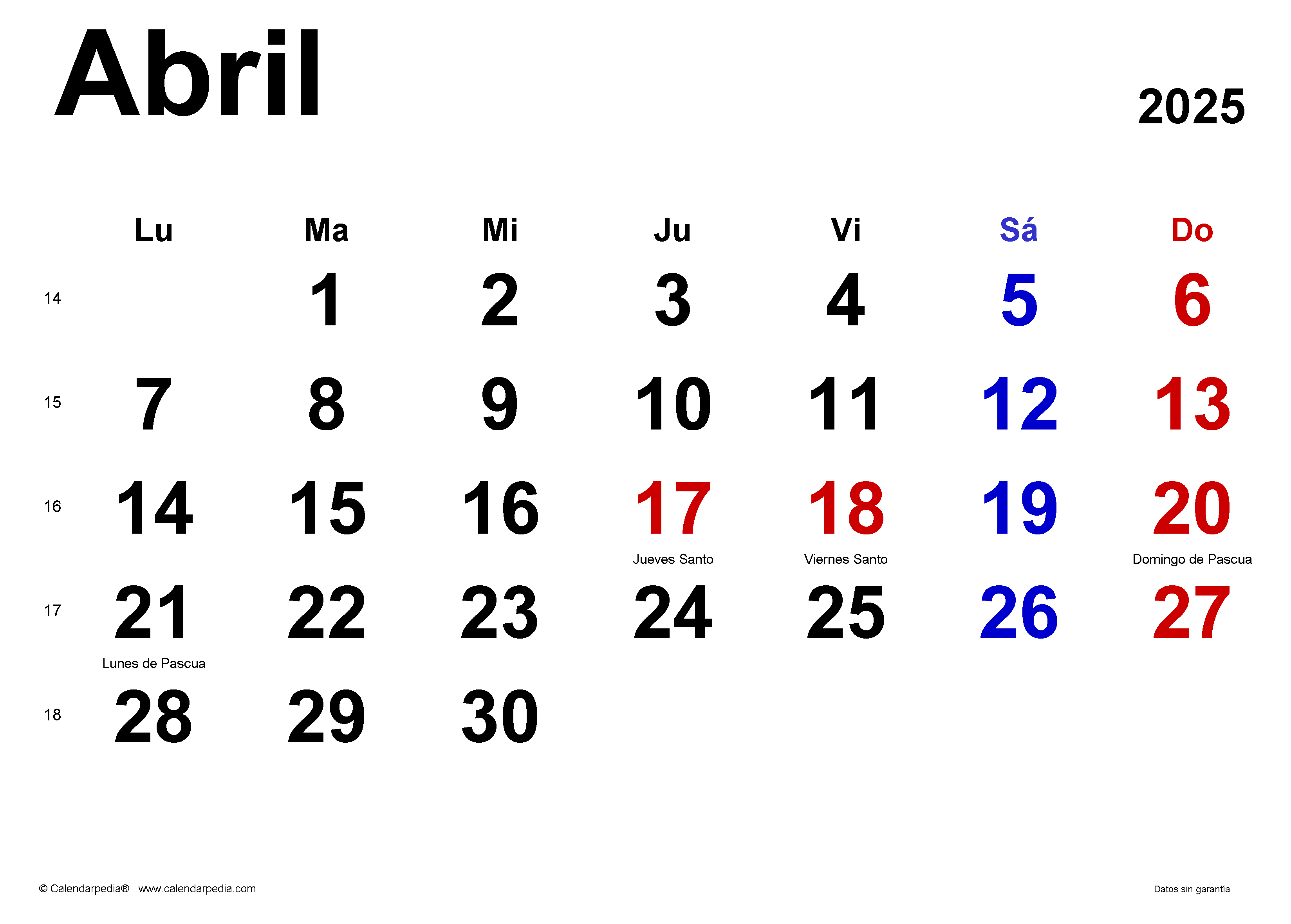 Calendario Laboral España 2024: Viernes Santo Y Puente De Abril Calendario Laboral España 2024: Viernes Santo Y Puente De Abril