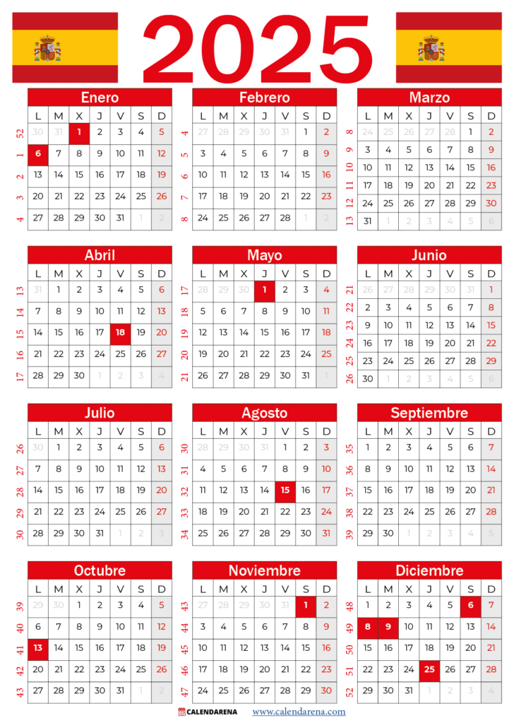 Calendario Laboral España: Festivo 28 De Febrero Para 9 Millones Calendario Laboral España: Festivo 28 De Febrero Para 9 Millones