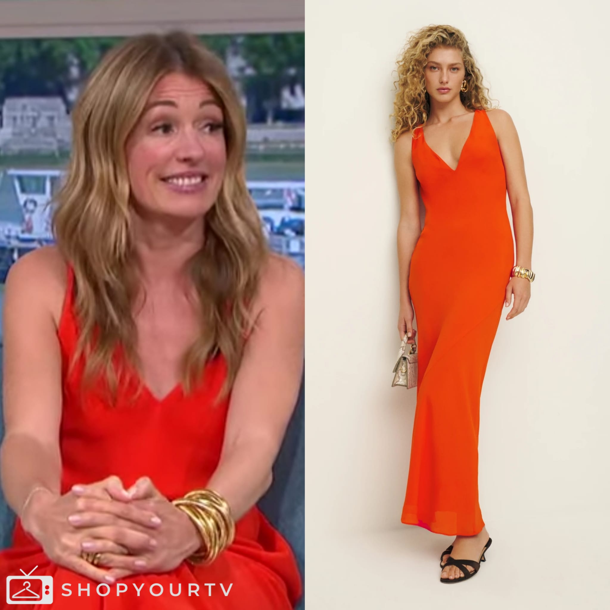 Cat Deeley's Midi Dress: Check M&S Stock Now Cat Deeley's Midi Dress: Check M&S Stock Now