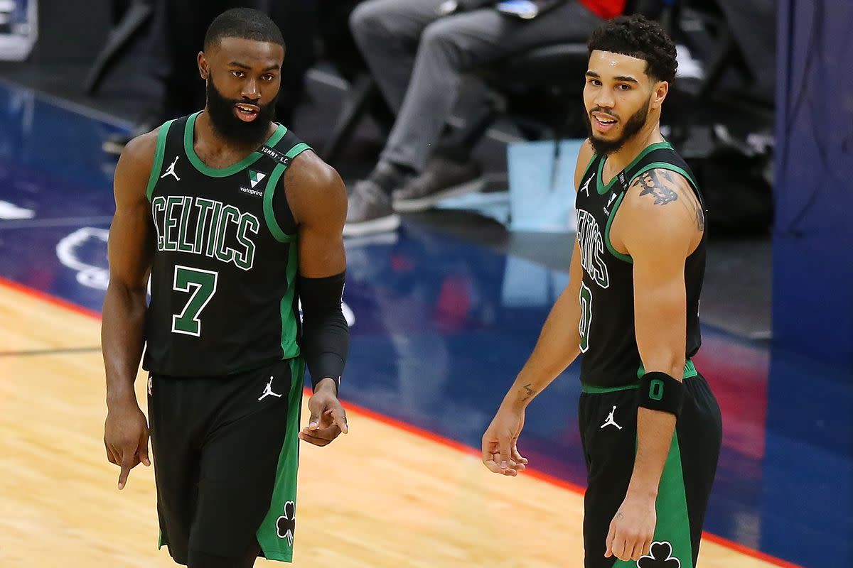 Celtics' Game 3 Lineup: Tatum, Brown Playing, Holiday Ruled Out Celtics' Game 3 Lineup: Tatum, Brown Playing, Holiday Ruled Out