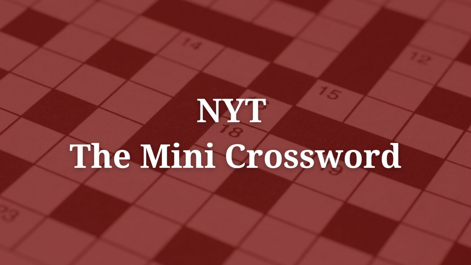 Complete The NYT Mini Crossword: Hints For April 26, 2025 Complete The NYT Mini Crossword: Hints For April 26, 2025