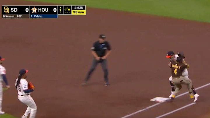 Concussion Concerns: Luis Arraez Of Padres Sidelined After Collision Concussion Concerns: Luis Arraez Of Padres Sidelined After Collision