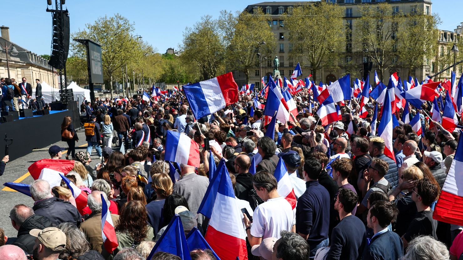 Conviction Case: Le Pen's Address At Paris Rally Conviction Case: Le Pen's Address At Paris Rally