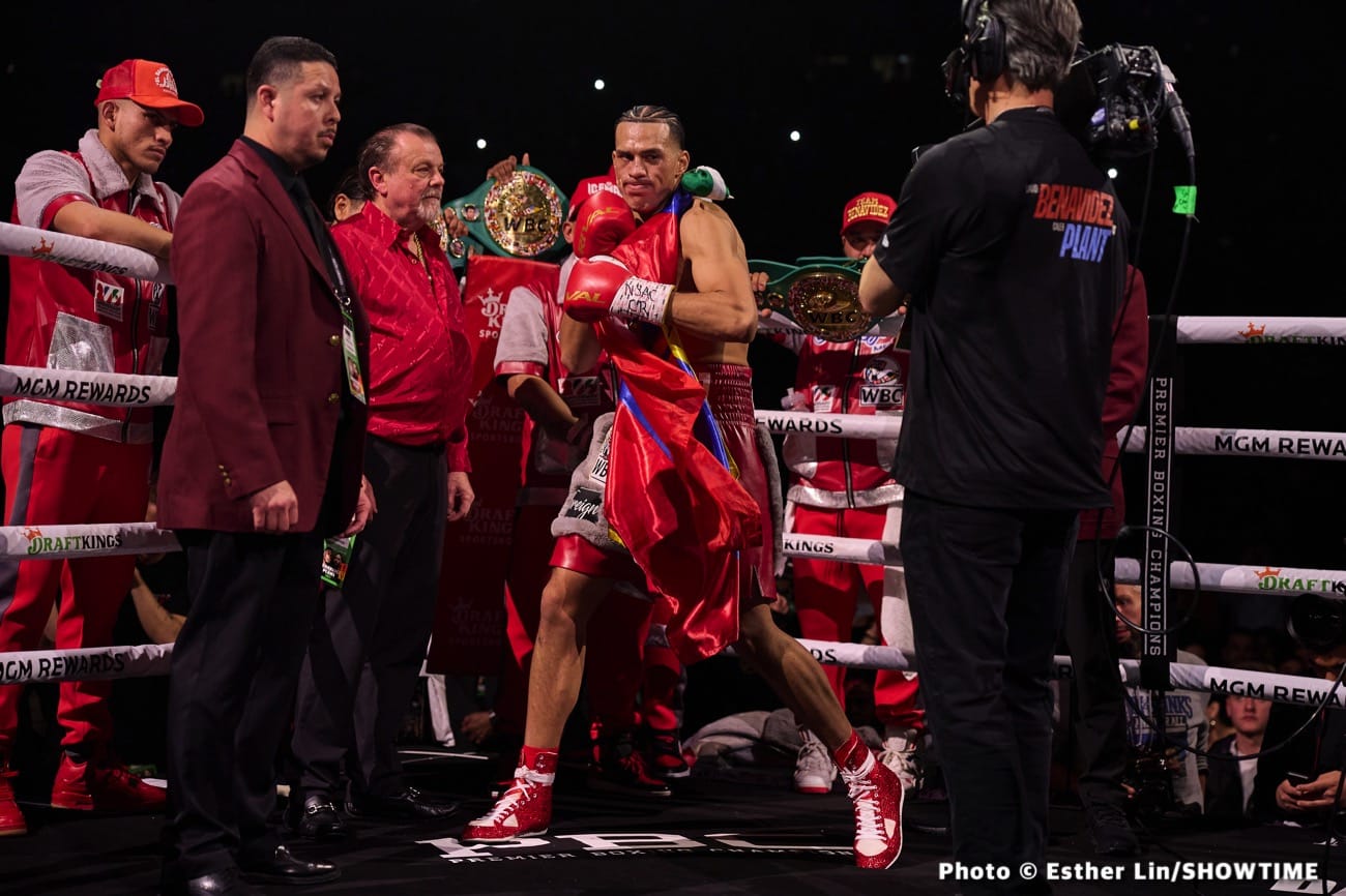 Crawford-Canelo Fight: Benavidez's Presence Exposes Underlying Disrespect? Crawford-Canelo Fight: Benavidez's Presence Exposes Underlying Disrespect?