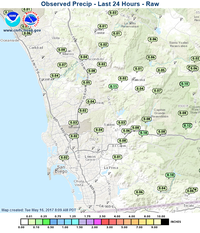 Current San Diego Rain Totals: Detailed Data From CBS8.com Current San Diego Rain Totals: Detailed Data From CBS8.com