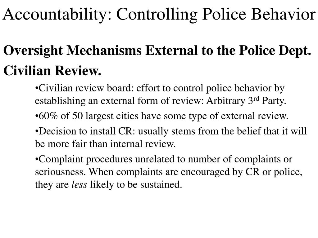 Deep Concerns Raised Over Police Accountability Review Process Deep Concerns Raised Over Police Accountability Review Process