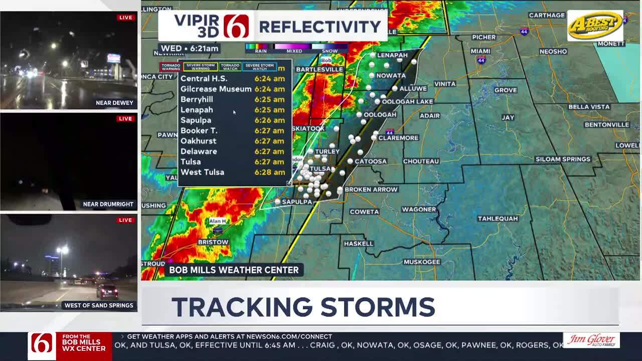 Digital Exclusive: Tracking Tulsa's Winter Weather With Travis And Stacia Digital Exclusive: Tracking Tulsa's Winter Weather With Travis And Stacia