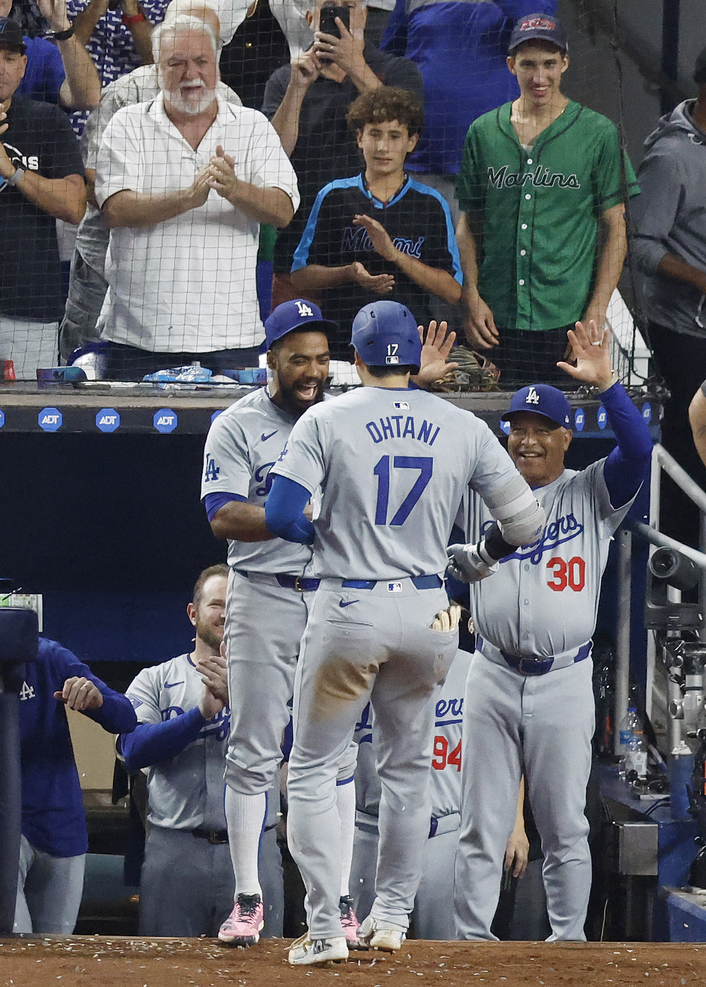 Dodgers' Freeman And Ohtani Lead Team To Victory Over Marlins With Home Runs