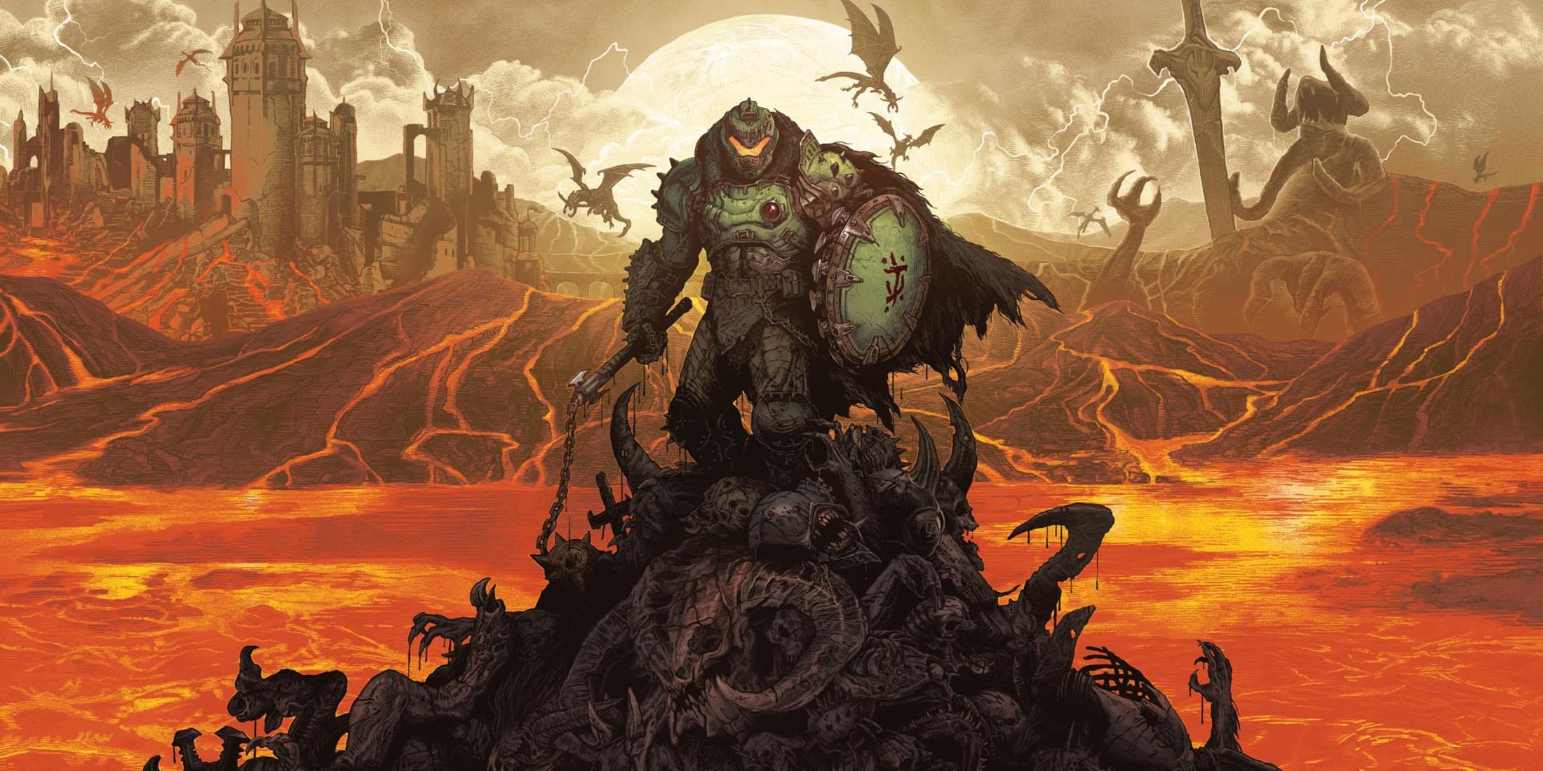 Doom Eternal Waiting Room: A Dark Ages Playlist To Power Through The Load Screens Doom Eternal Waiting Room: A Dark Ages Playlist To Power Through The Load Screens