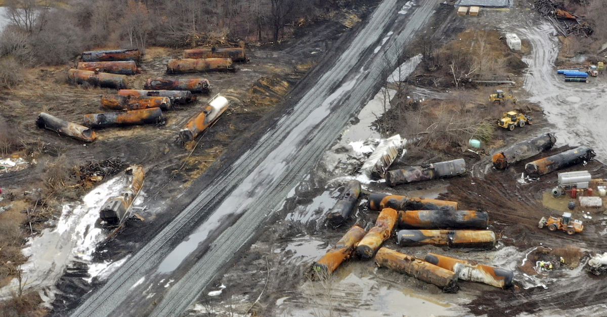 East Palestine's Lingering Threat: Toxic Chemical Residues In Buildings After Derailment East Palestine's Lingering Threat: Toxic Chemical Residues In Buildings After Derailment