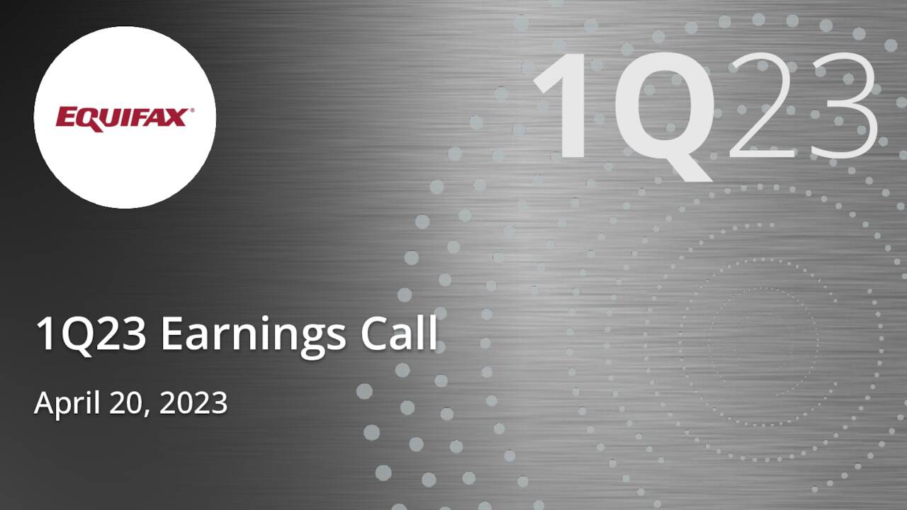 Equifax (EFX): Positive Earnings Report, Persistent Concerns Regarding Macroeconomic Conditions Equifax (EFX): Positive Earnings Report, Persistent Concerns Regarding Macroeconomic Conditions