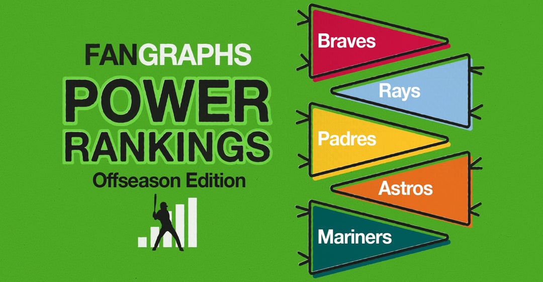 FanGraphs Power Rankings: Week Of March 27th - April 6th FanGraphs Power Rankings: Week Of March 27th - April 6th