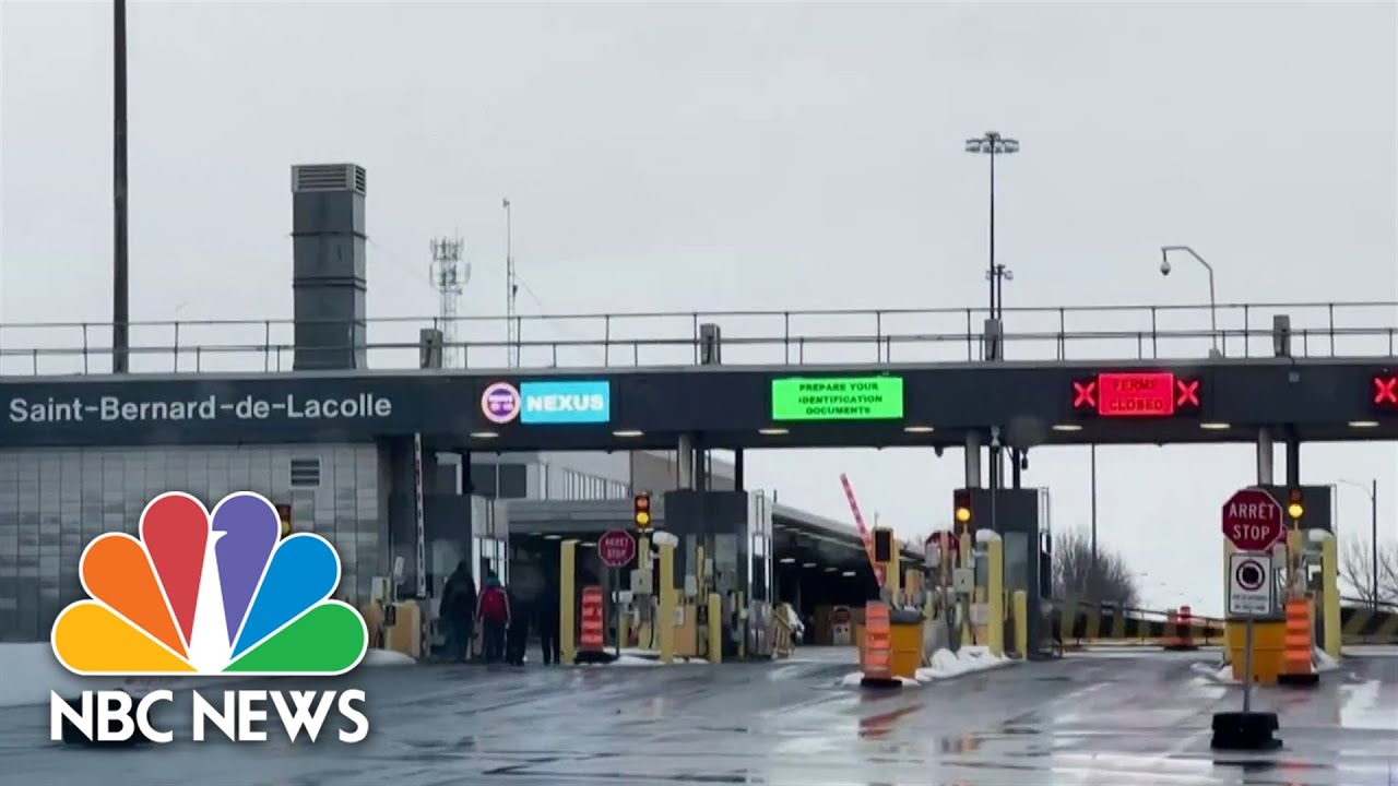 Fewer Border Crossings At The Canada-U.S. Border: White House Report Fewer Border Crossings At The Canada-U.S. Border: White House Report