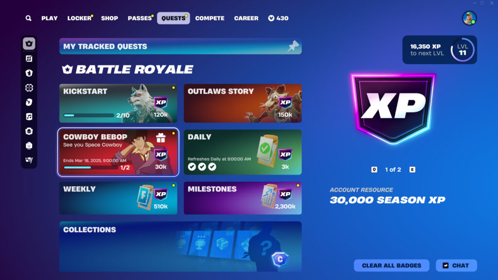 Fortnite Cowboy Bebop Collaboration: Free Items Available Fortnite Cowboy Bebop Collaboration: Free Items Available