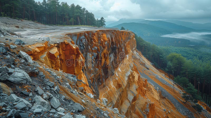 Geological Instability: A Swiss Mountain Village Under Landslide Threat Geological Instability: A Swiss Mountain Village Under Landslide Threat