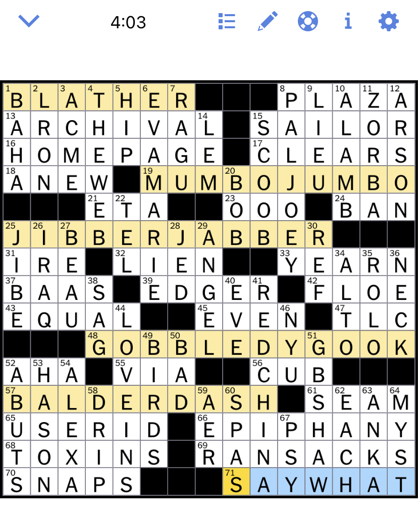 Get The Answers: NYT Mini Crossword - March 6, 2025 Get The Answers: NYT Mini Crossword - March 6, 2025