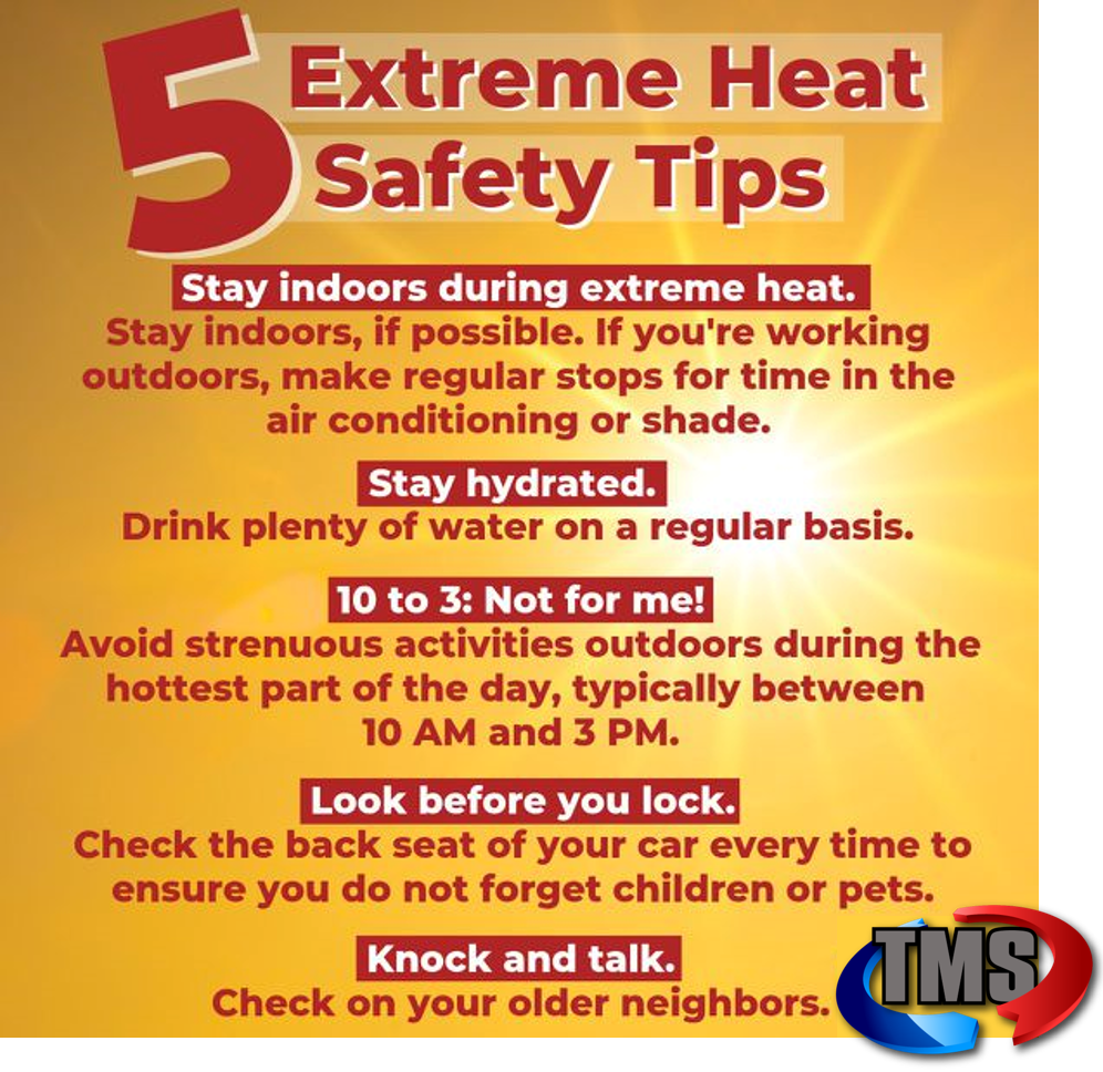 Health Advisory Issued: Stay Safe During Extreme Heat Health Advisory Issued: Stay Safe During Extreme Heat
