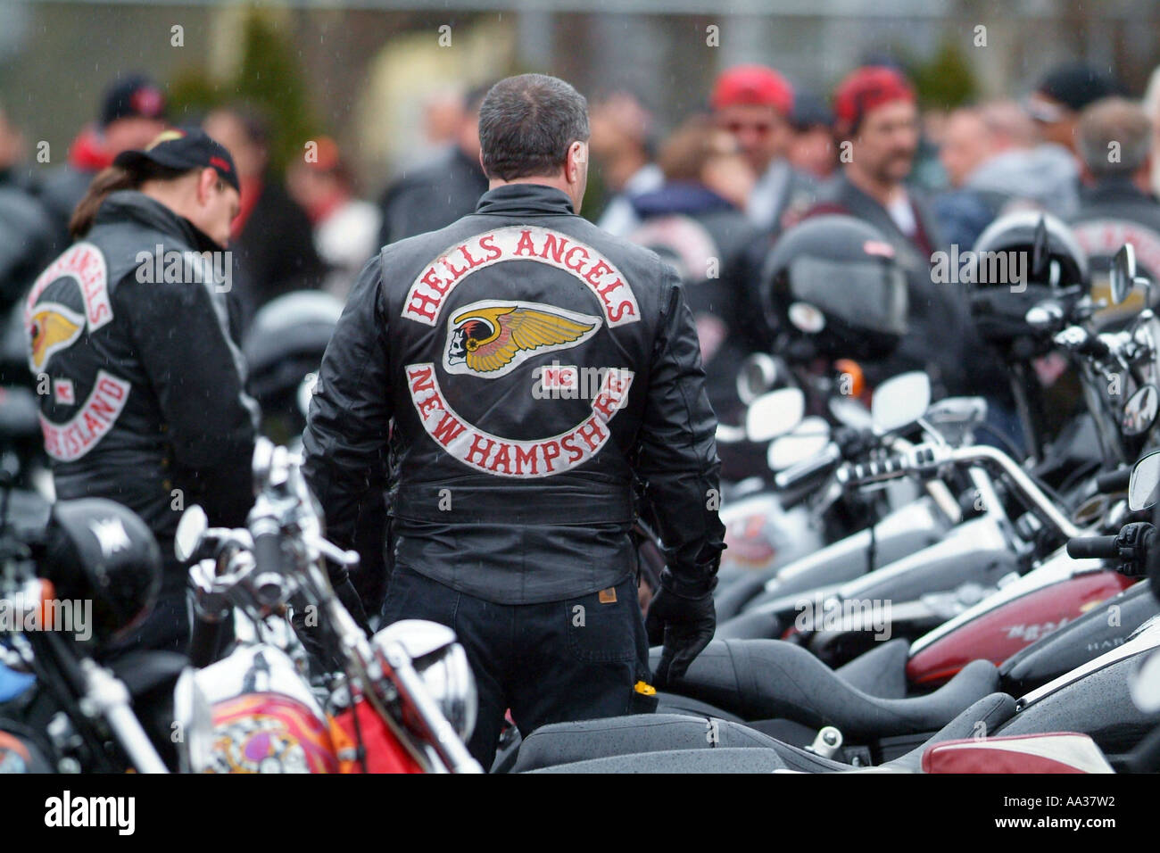 Hells Angels Pay Respects At Fallen Biker's Funeral Hells Angels Pay Respects At Fallen Biker's Funeral