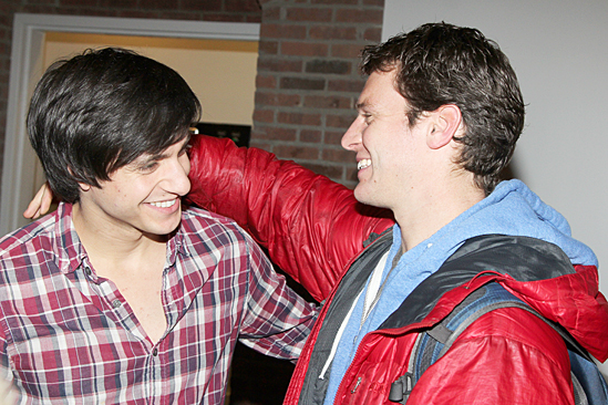 Hilarious Étoile Scene: A Spring Awakening Reunion For Glick And Groff Hilarious Étoile Scene: A Spring Awakening Reunion For Glick And Groff