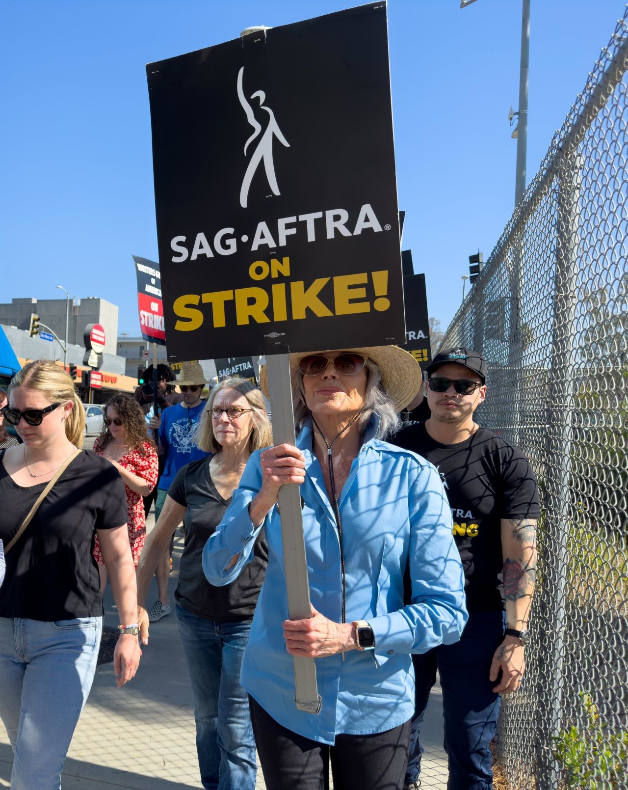 Hollywood Production Grinds To Halt As SAG-AFTRA Joins WGA Strike Hollywood Production Grinds To Halt As SAG-AFTRA Joins WGA Strike