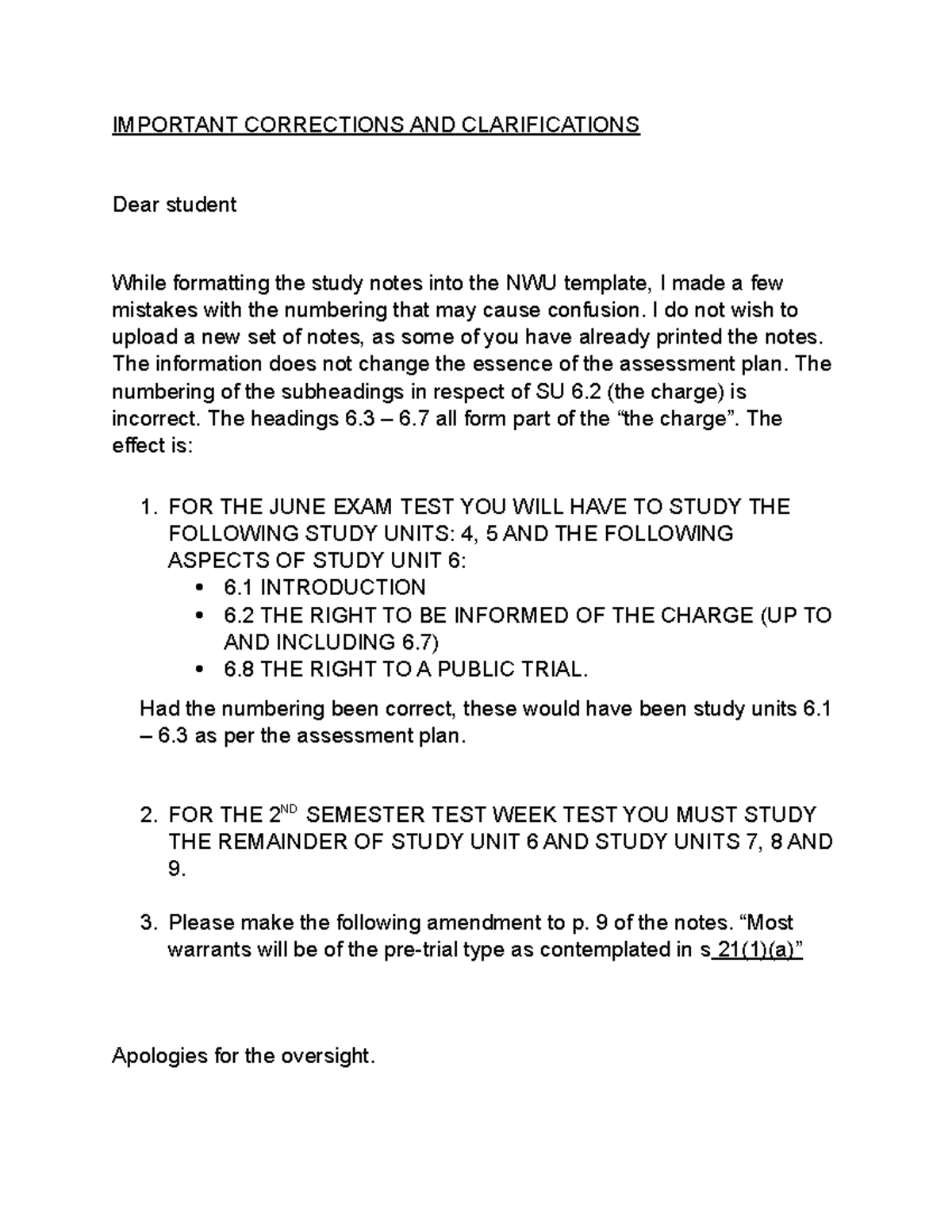How To Write Effective Corrections And Clarifications How To Write Effective Corrections And Clarifications