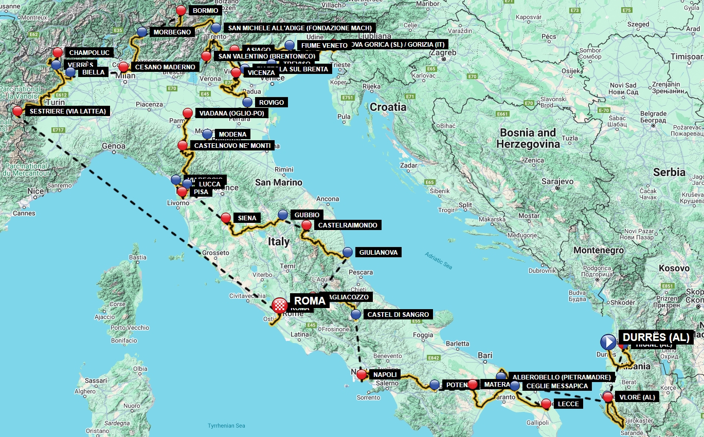 ITA Airways Wings Its Way To The Giro D'Italia 2025 ITA Airways Wings Its Way To The Giro D'Italia 2025