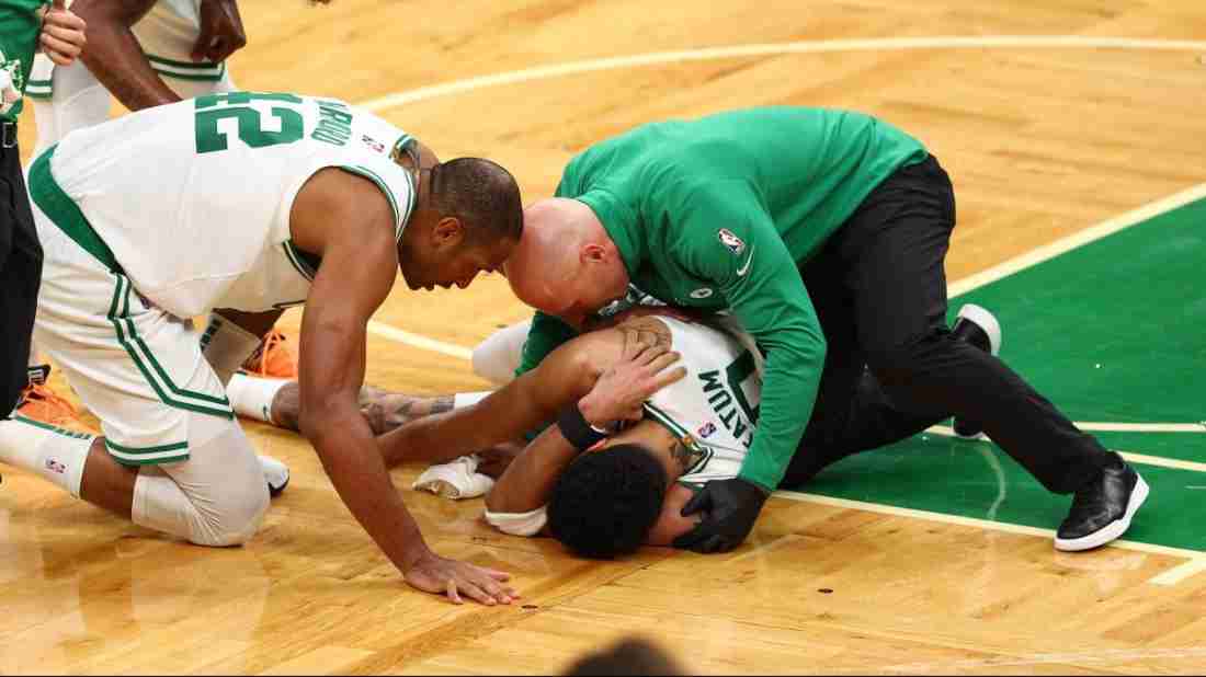 Jayson Tatum Injury Update: Bone Bruise Could Keep Him Out Of Game 2 Jayson Tatum Injury Update: Bone Bruise Could Keep Him Out Of Game 2