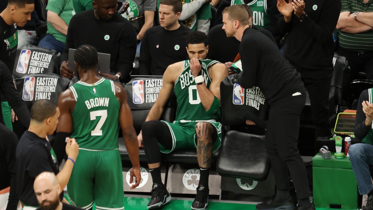 Jayson Tatum Under Fire From Colin Cowherd After Game 1 Jayson Tatum Under Fire From Colin Cowherd After Game 1