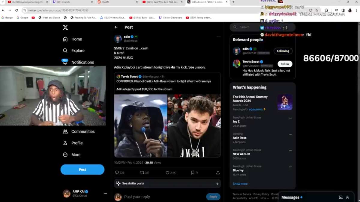 Kai Cenat Mistaken For Playboi Carti In Brazil: Social Media Frenzy Kai Cenat Mistaken For Playboi Carti In Brazil: Social Media Frenzy