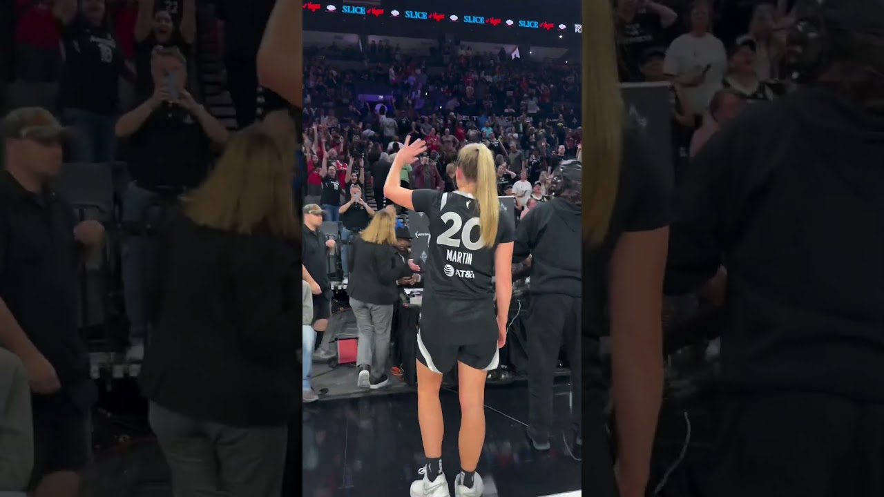Kelsey Plum And Kate Martin's Wholesome Courtside Exchange: A Delight For Aces Fans Kelsey Plum And Kate Martin's Wholesome Courtside Exchange: A Delight For Aces Fans