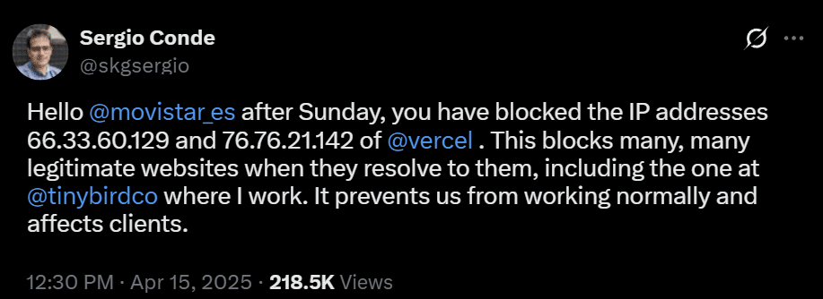 LaLiga's Piracy Block: Vercel Challenges Unaccountable Internet Censorship LaLiga's Piracy Block: Vercel Challenges Unaccountable Internet Censorship