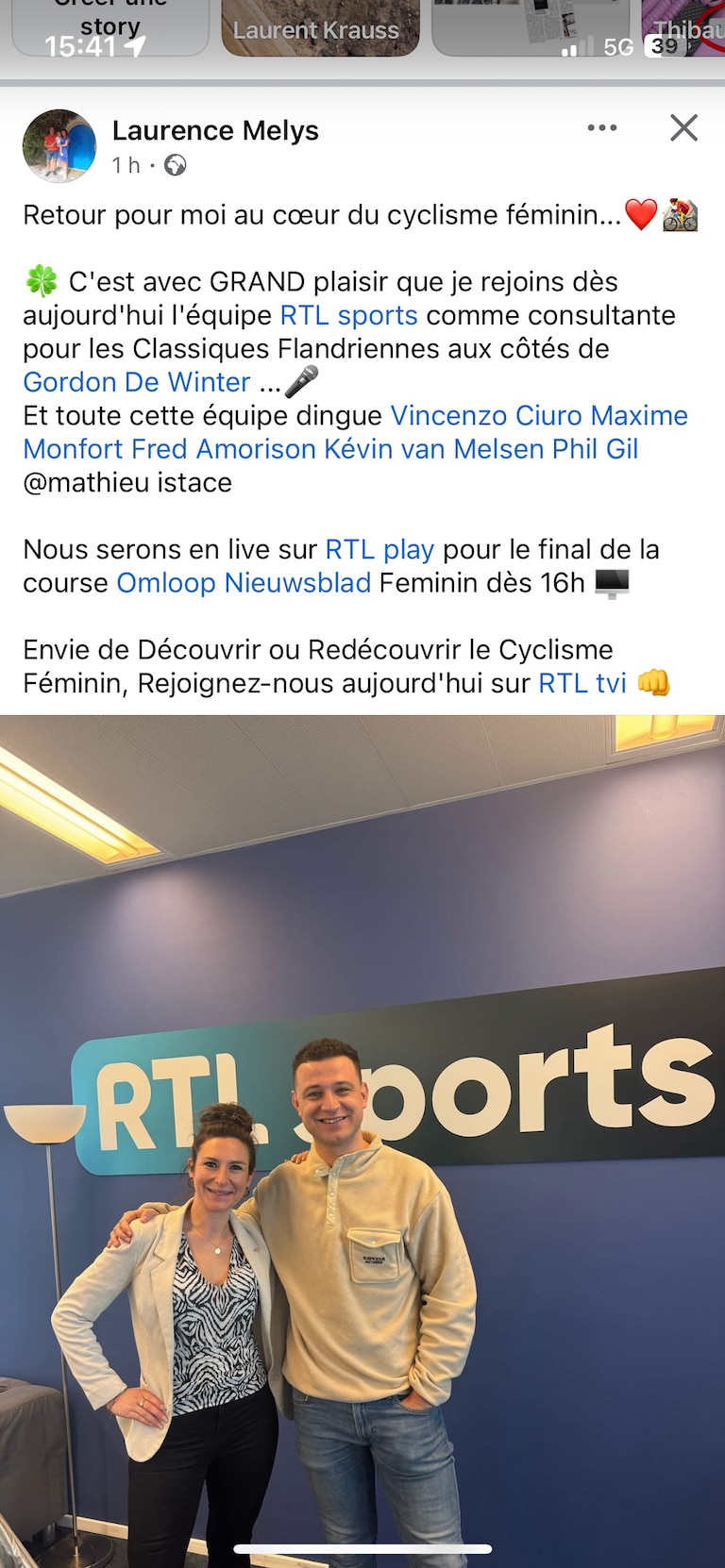 Le Cyclisme Vu Par Laurence Melys Sur RTL Le Cyclisme Vu Par Laurence Melys Sur RTL