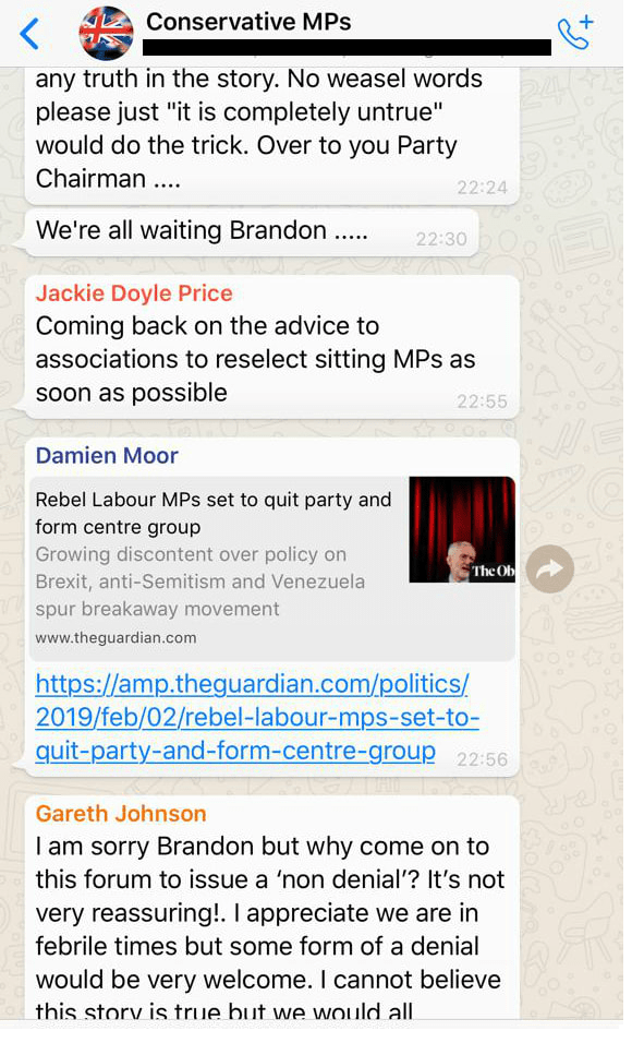 Leaked WhatsApp Messages Expose Rift In Reform Party Leaked WhatsApp Messages Expose Rift In Reform Party