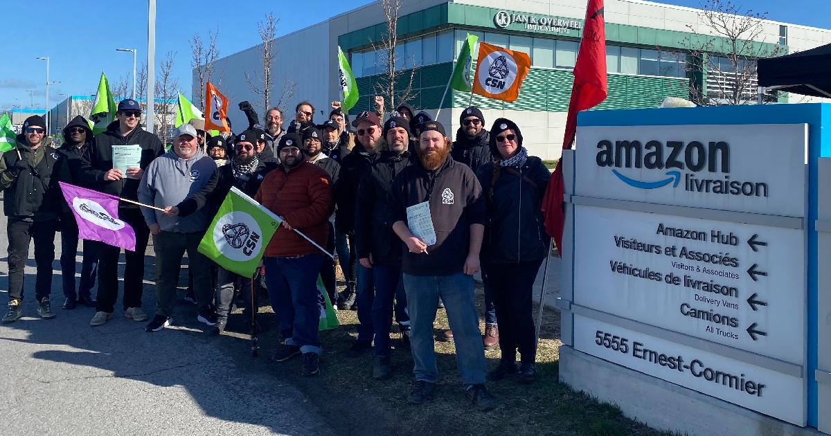 Legal Battle: Amazon And Workers' Union Clash Over Quebec Warehouse Closings Legal Battle: Amazon And Workers' Union Clash Over Quebec Warehouse Closings
