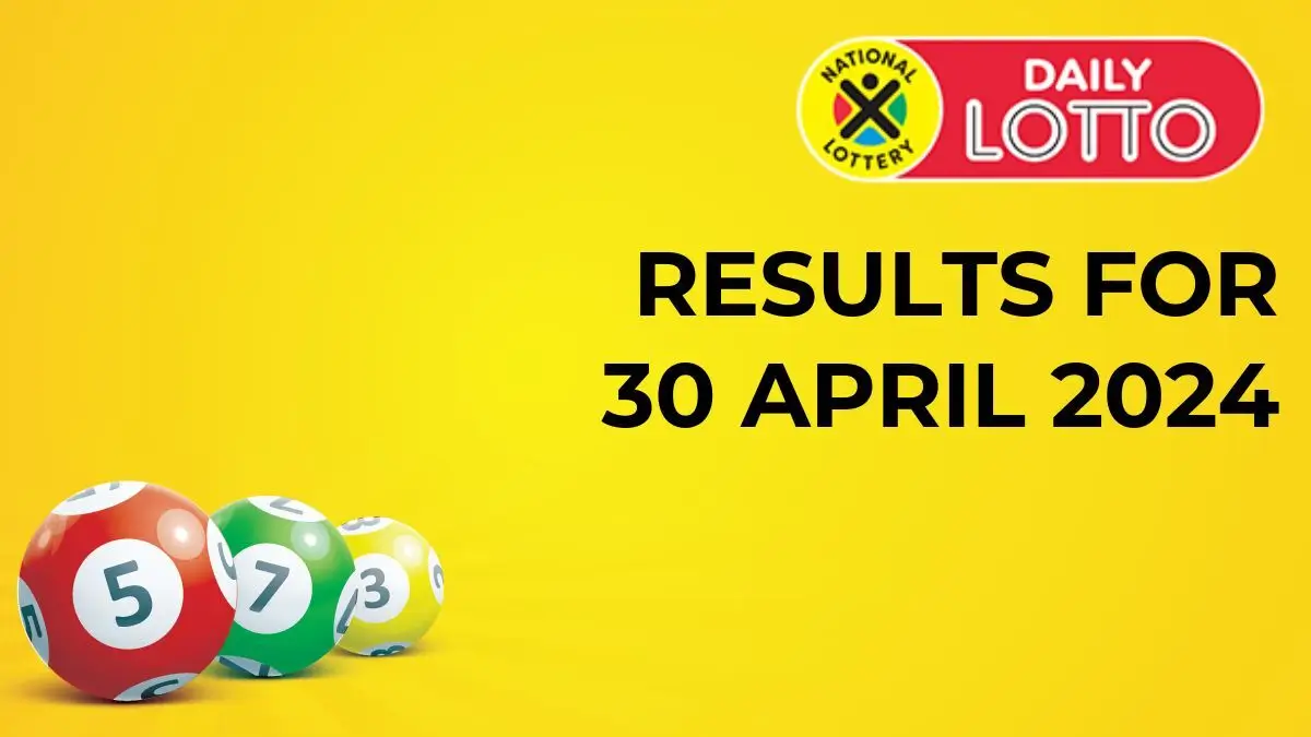 Lotto Draw Results: Wednesday 30th April 2025 Lotto Draw Results: Wednesday 30th April 2025