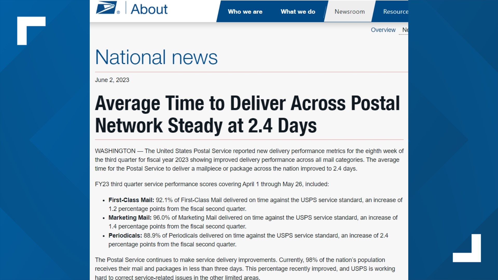 Louisville Congressman Highlights USPS Transparency Issues Regarding Mail Delays Louisville Congressman Highlights USPS Transparency Issues Regarding Mail Delays
