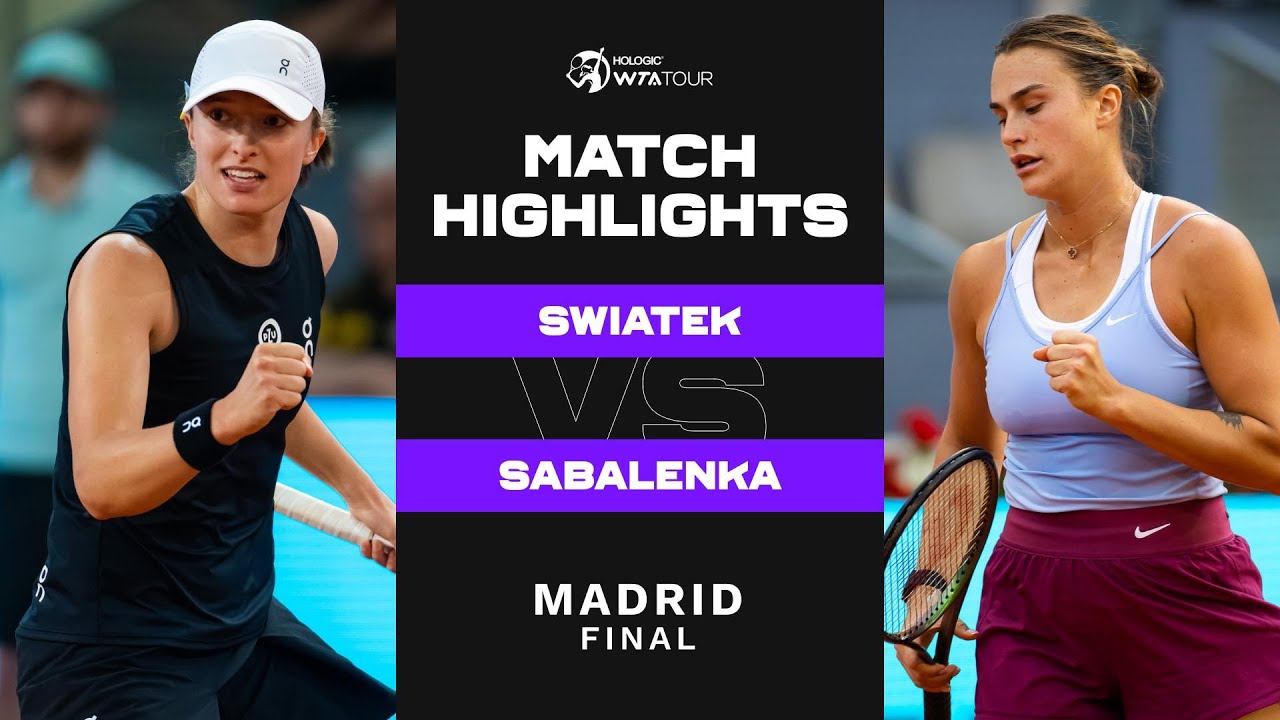 Madrid Open 2024: Sabalenka's Winning Performance Against Gauff Madrid Open 2024: Sabalenka's Winning Performance Against Gauff