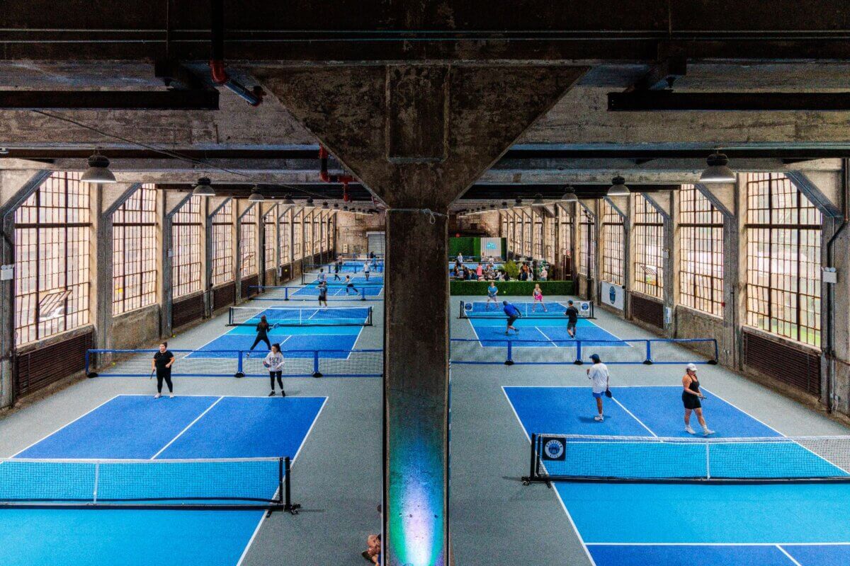 Massive CityPickle Pickleball Complex Opening Under Brooklyn Bridge Massive CityPickle Pickleball Complex Opening Under Brooklyn Bridge