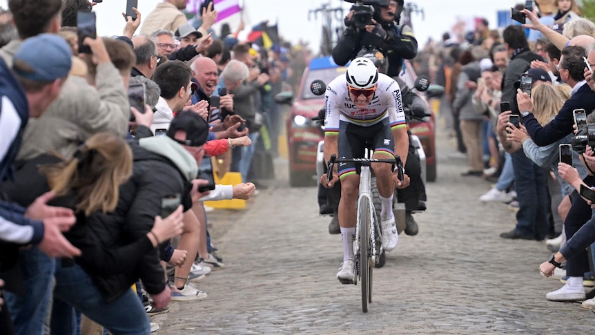 Mathieu Van Der Poel Completes Historic Paris-Roubaix Hat-Trick