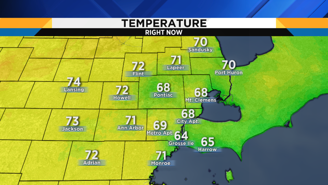 Metro Detroit Weather Forecast: Monday's Cool Temperatures Give Way To Sunshine Metro Detroit Weather Forecast: Monday's Cool Temperatures Give Way To Sunshine