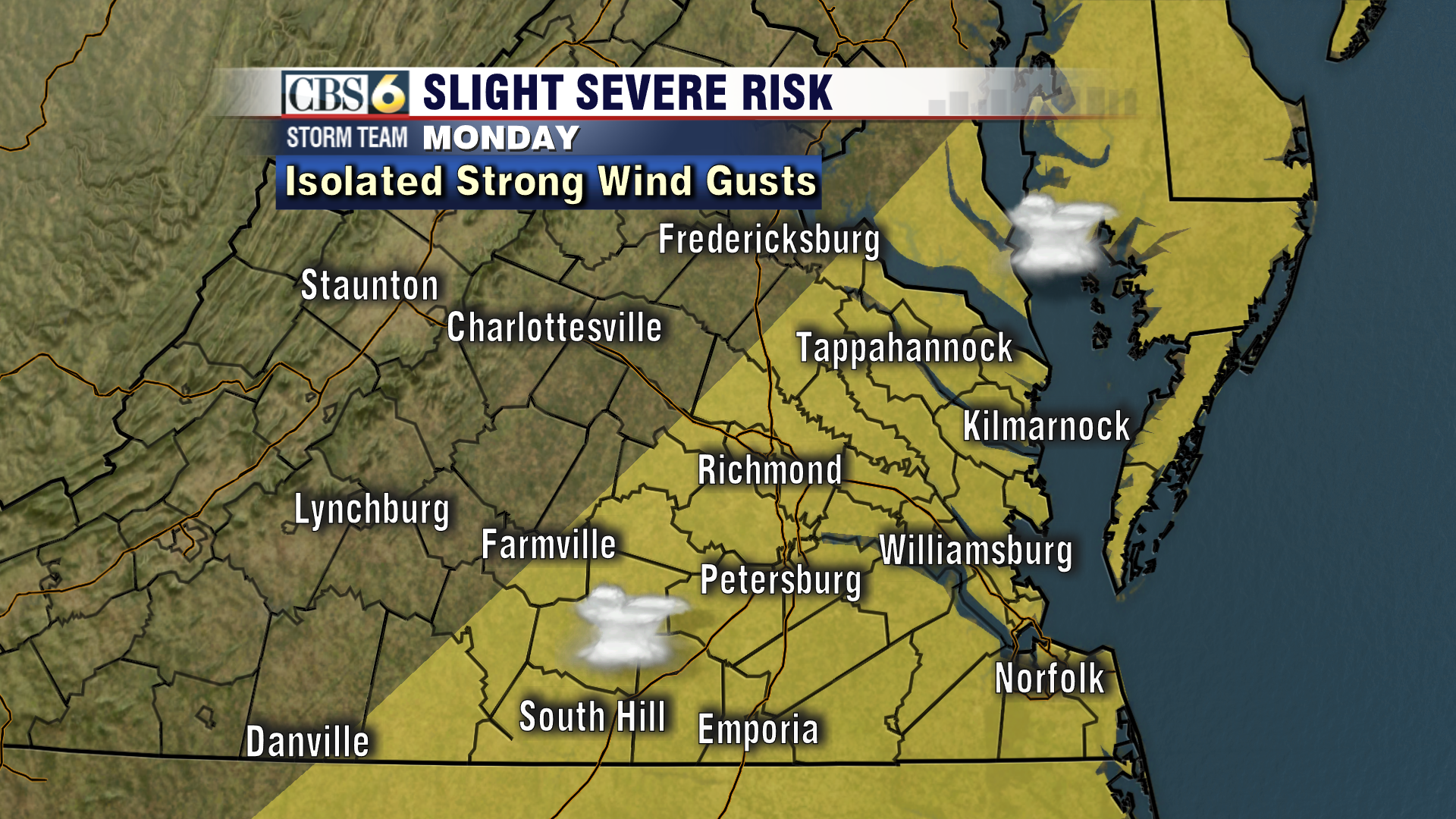 Monday Severe Weather: Storm Potential High Overnight Monday Severe Weather: Storm Potential High Overnight